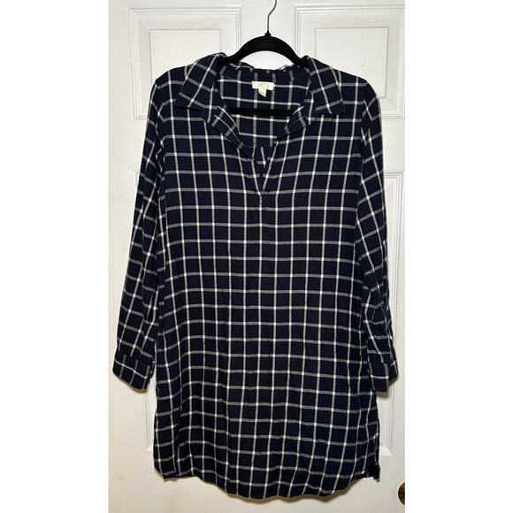 C black and white plaid dress size medium - Picture 2 of 4